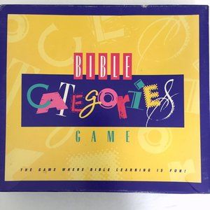 Bible Categories Game Bible Learning Fun Ages 12 to Adult Timer Not Included